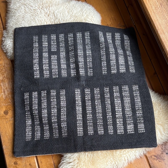 Boho Cotton Throw Pillow Cover - Picture 1 of 4